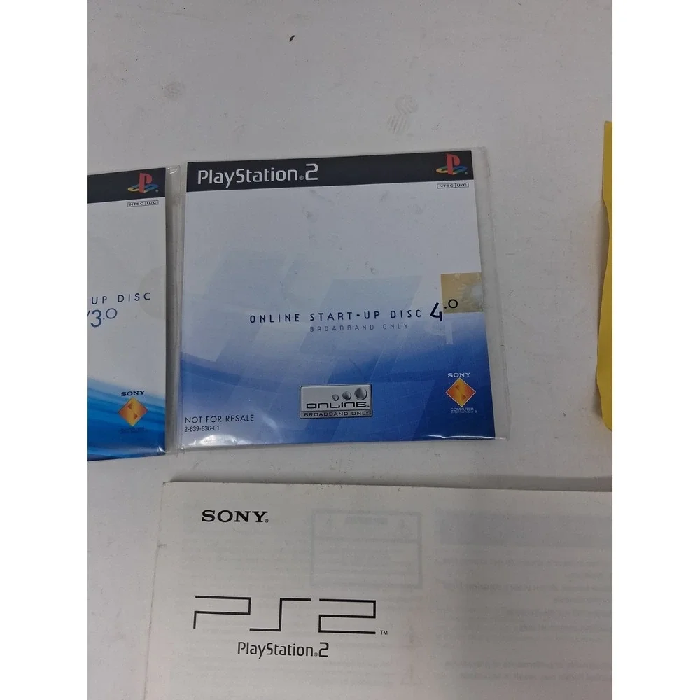Playstation 2 Instruction Manual SCPH-75001 +start Up/Compatible Product List I
